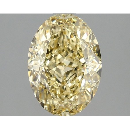 Diament laboratoryjny o barwie fantazyjnej szlif owalny, 2.08ct, VVS2, Fancy Intense Yellow, IGI LG666411160