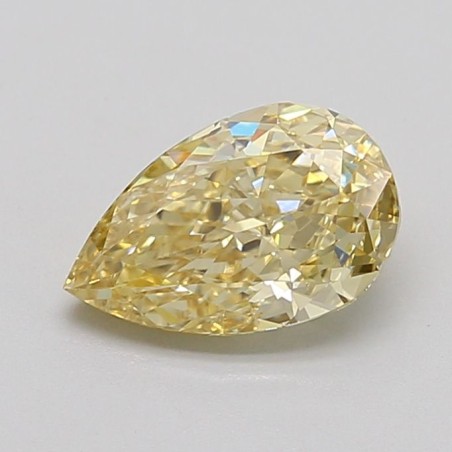Diament laboratoryjny o barwie fantazyjnej szlif gruszkowy, 1.56ct, VVS2, Fancy Yellow, IGI LG757503217