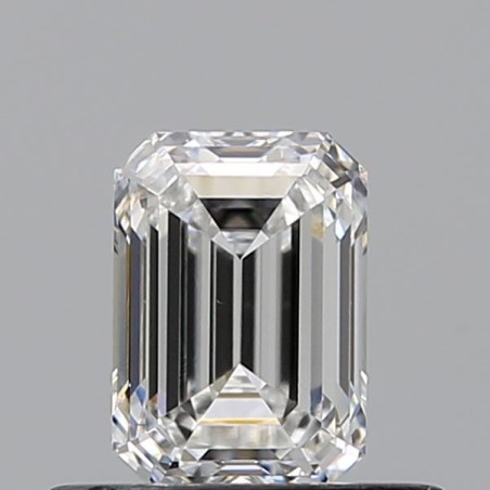 Diament szlif szmaragdowy, 0.5ct, VVS2, F, GIA 5543119043