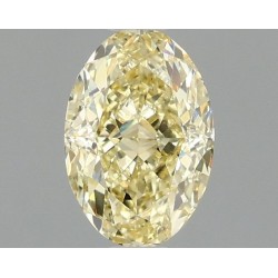 Diament laboratoryjny o barwie fantazyjnej szlif owalny, 1.1ct, VVS2, Fancy Intense Yellow, IGI LG674554676