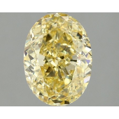 Diament laboratoryjny o barwie fantazyjnej szlif owalny, 2.1ct, VVS2, Fancy Intense Yellow, IGI LG671440397
