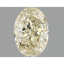 Diament laboratoryjny o barwie fantazyjnej szlif owalny, 1.1ct, VVS2, Fancy Light Yellow, IGI LG674532122