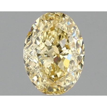 Diament laboratoryjny o barwie fantazyjnej szlif owalny, 1.08ct, VVS2, Fancy Intense Yellow, IGI LG670432803