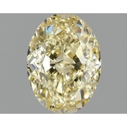 Diament laboratoryjny o barwie fantazyjnej szlif owalny, 1.1ct, VVS2, Fancy Intense Yellow, IGI LG670441596