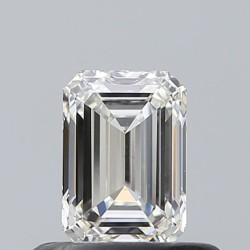 Diament szlif szmaragdowy, 0.53ct, VS1, H, GIA 7541129122