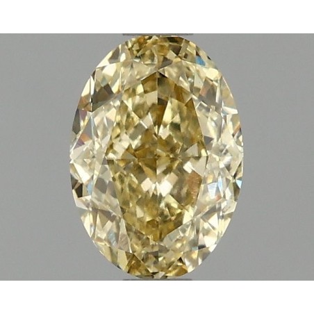 Diament laboratoryjny o barwie fantazyjnej szlif owalny, 1.02ct, VVS2, Fancy Intense Yellow, IGI LG671484182