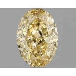 Diament laboratoryjny o barwie fantazyjnej szlif owalny, 1.07ct, VVS2, Fancy Intense Yellow, IGI LG670482555
