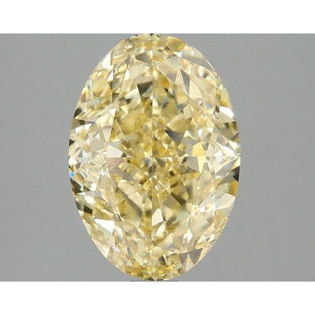 Diament laboratoryjny o barwie fantazyjnej szlif owalny, 2.96ct, VVS2, Fancy Intense Yellow, IGI LG677567728