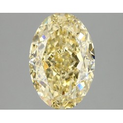 Diament laboratoryjny o barwie fantazyjnej szlif owalny, 2.1ct, VVS2, Fancy Intense Yellow, IGI LG677575760