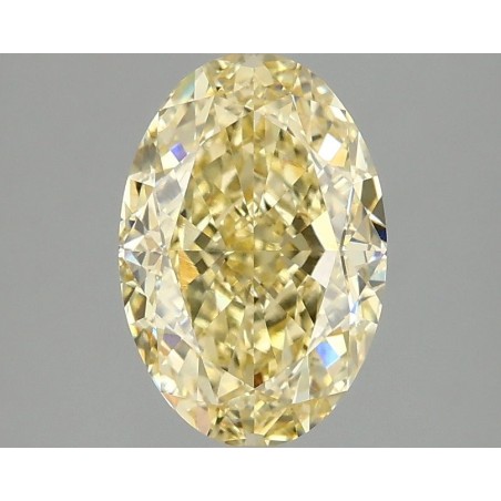 Diament laboratoryjny o barwie fantazyjnej szlif owalny, 2.1ct, VVS2, Fancy Intense Yellow, IGI LG677575760