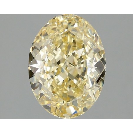 Diament laboratoryjny o barwie fantazyjnej szlif owalny, 2.02ct, VVS2, Fancy Intense Yellow, IGI LG677527589