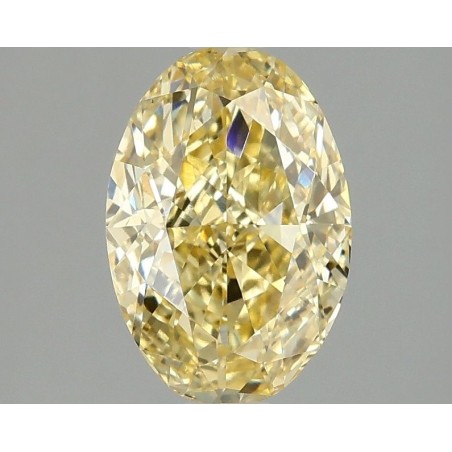 Diament laboratoryjny o barwie fantazyjnej szlif owalny, 2.09ct, VVS2, Fancy Intense Yellow, IGI LG675584210