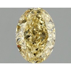Diament laboratoryjny o barwie fantazyjnej szlif owalny, 1.1ct, VVS1, Fancy Intense Yellow, IGI LG675526583