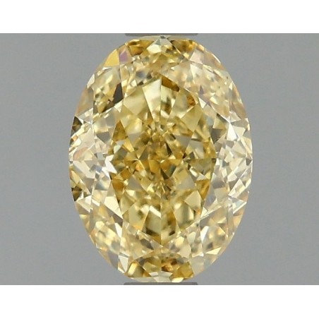 Diament laboratoryjny o barwie fantazyjnej szlif owalny, 1.1ct, VVS2, Fancy Intense Yellow, IGI LG674503472