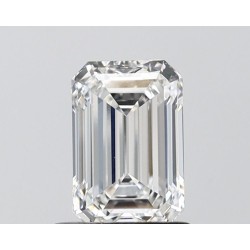 Diament laboratoryjny szlif szmaragdowy, 1.01ct, VVS2, F, IGI LG758559806