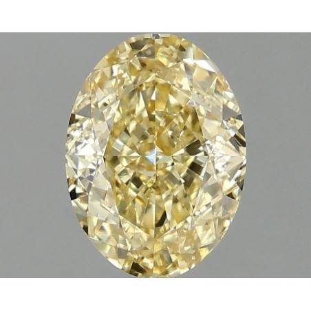 Diament laboratoryjny o barwie fantazyjnej szlif owalny, 1.57ct, VVS2, Fancy Vivid Yellow, IGI LG685501641