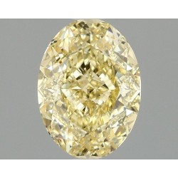 Diament laboratoryjny o barwie fantazyjnej szlif owalny, 1.59ct, VVS2, Fancy Intense Yellow, IGI LG683520304