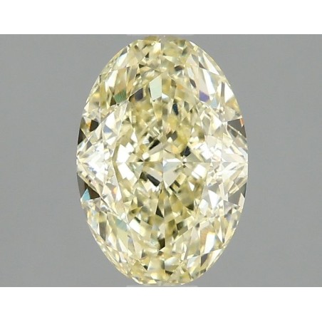 Diament laboratoryjny o barwie fantazyjnej szlif owalny, 1.59ct, VVS2, Fancy Yellow, IGI LG675550958