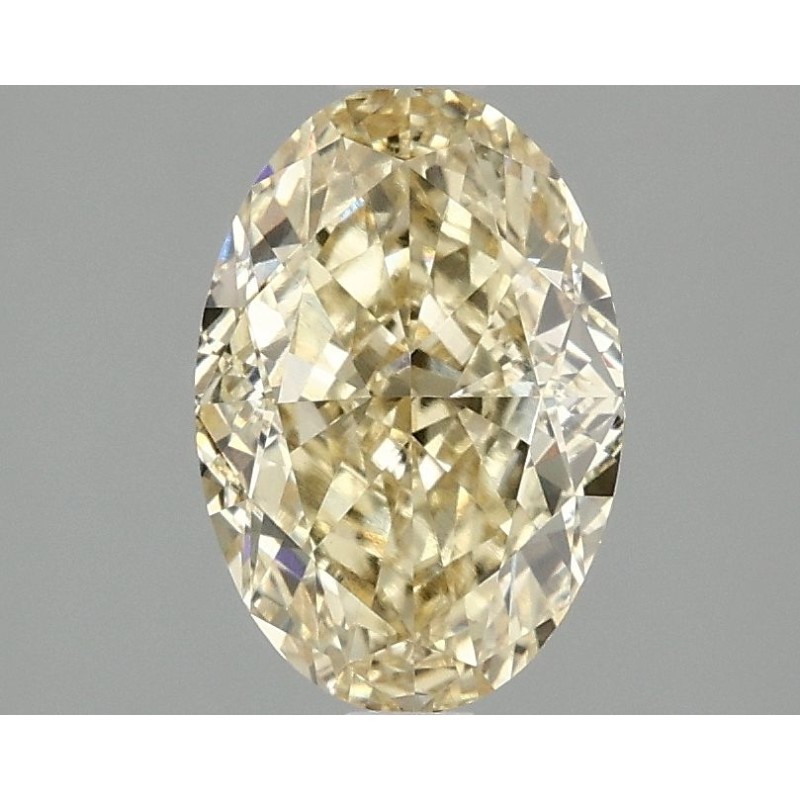 Diament laboratoryjny o barwie fantazyjnej szlif owalny, 2.09ct, VVS2, Fancy Vivid Yellow, IGI LG687524575