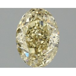 Diament laboratoryjny o barwie fantazyjnej szlif owalny, 1.56ct, VVS2, Fancy Intense Yellow, IGI LG702520158