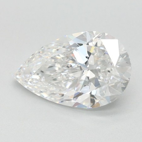 Diament laboratoryjny szlif gruszkowy, 1ct, IF, D, IGI LG744513824