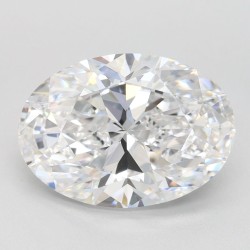 Diament laboratoryjny szlif owalny, 3ct, IF, D, IGI LG744514186