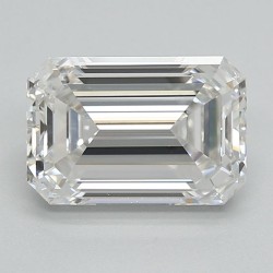 Diament laboratoryjny szlif szmaragdowy, 1.86ct, VVS2, F, IGI LG749593808