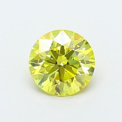 Diament laboratoryjny o barwie fantazyjnej szlif okrągły, 1.13ct, VVS1, Fancy Vivid Yellow, IGI LG720546969