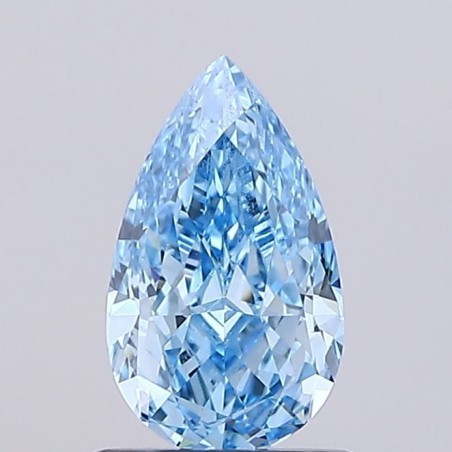 Diament laboratoryjny o barwie fantazyjnej szlif gruszkowy, 1.01ct, VVS2, Fancy Vivid Blue, IGI LG757522907