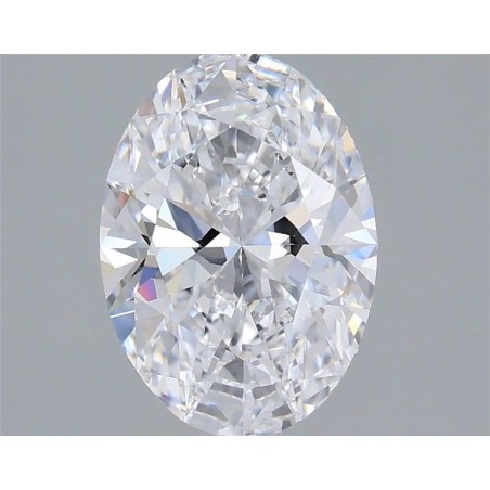 Diament laboratoryjny szlif owalny, 1.5ct, IF, D, IGI LG747515151