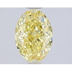 Diament laboratoryjny o barwie fantazyjnej szlif owalny, 1.52ct, VVS2, Fancy Intense Yellow, IGI LG747514966