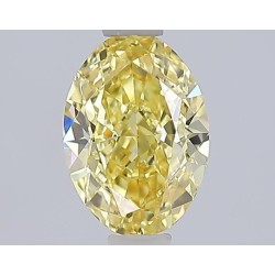 Diament laboratoryjny o barwie fantazyjnej szlif owalny, 1.1ct, VVS2, Fancy Intense Yellow, IGI LG747514968