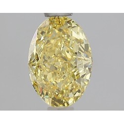 Diament laboratoryjny o barwie fantazyjnej szlif owalny, 1.02ct, VVS2, Fancy Intense Yellow, IGI LG747515570