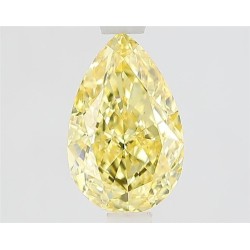 Diament laboratoryjny o barwie fantazyjnej szlif gruszkowy, 1.54ct, VVS2, Fancy Intense Yellow, IGI LG747514847