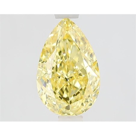 Diament laboratoryjny o barwie fantazyjnej szlif gruszkowy, 1.54ct, VVS2, Fancy Intense Yellow, IGI LG747514847