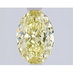 Diament laboratoryjny o barwie fantazyjnej szlif owalny, 1.51ct, VVS2, Fancy Yellow, IGI LG733513494