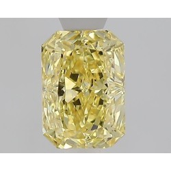 Diament laboratoryjny o barwie fantazyjnej radiant, 1.09ct, IF, Fancy Intense Yellow, IGI LG733513493