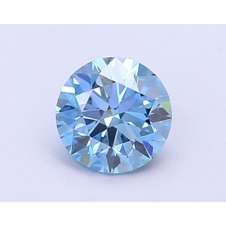 Diament laboratoryjny o barwie fantazyjnej szlif okrągły, 1.09ct, VVS2, Fancy Vivid Blue, IGI LG686502711