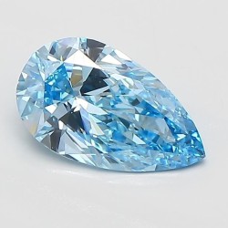 Diament laboratoryjny o barwie fantazyjnej szlif gruszkowy, 1.02ct, VVS2, Fancy Vivid Blue, IGI LG746516198
