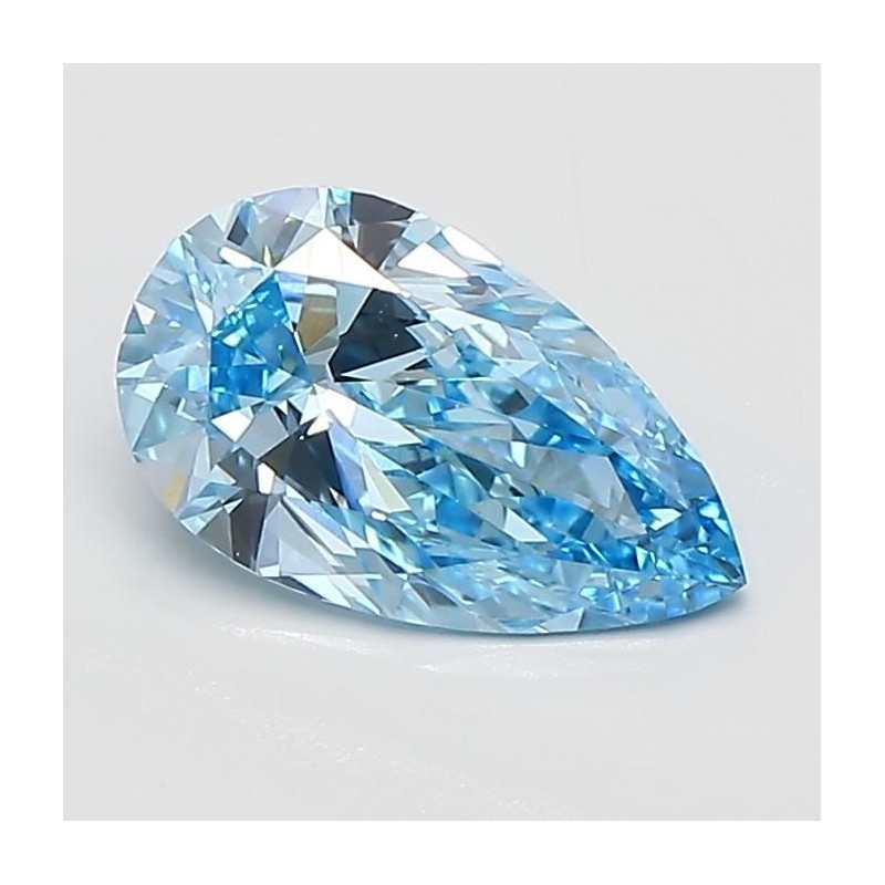 Diament laboratoryjny o barwie fantazyjnej szlif gruszkowy, 1.02ct, VVS2, Fancy Vivid Blue, IGI LG746516198