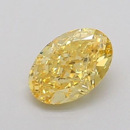 Diament laboratoryjny o barwie fantazyjnej szlif owalny, 1.14ct, VVS2, Fancy Vivid Yellow, IGI LG696559349