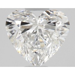 Diament serce, 0.5ct, VS1, E, GIA 7521881365