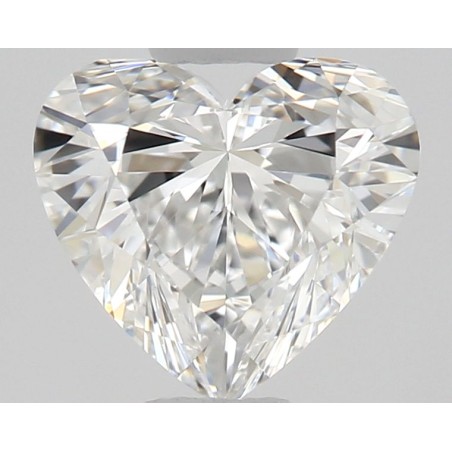 Diament serce, 0.5ct, VS1, E, GIA 7521881365