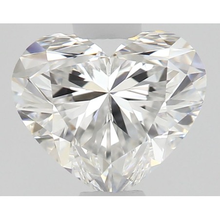 Diament serce, 0.55ct, VS1, E, GIA 7548198510