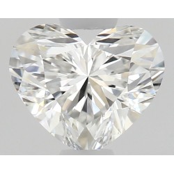 Diament serce, 0.5ct, VS1, F, GIA 6541025326