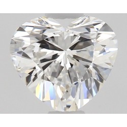 Diament serce, 0.5ct, VS1, E, GIA 6542198474