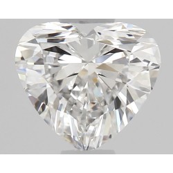 Diament serce, 0.5ct, VS2, F, GIA 5232735640