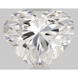 Diament serce, 0.57ct, VS2, D, GIA 6535552726