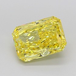 Diament laboratoryjny o barwie fantazyjnej radiant, 2.35ct, VVS1, Fancy Vivid Yellow, IGI LG707542315