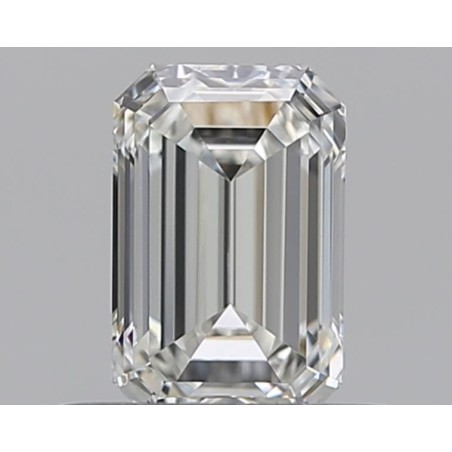 Diament szlif szmaragdowy, 0.5ct, VS2, H, GIA 3545007536